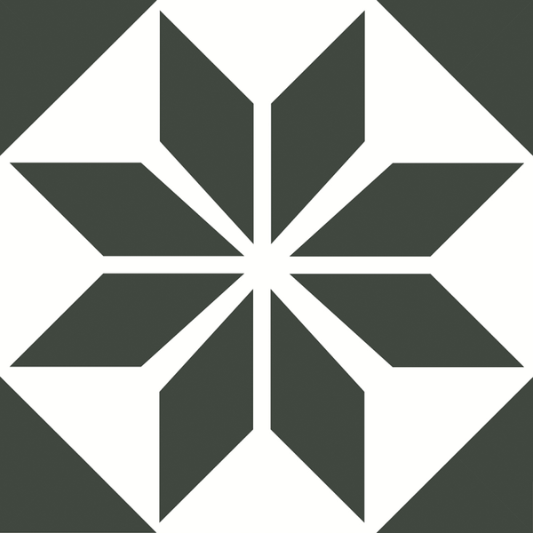 Zement Fliese Stella 20x20 cm