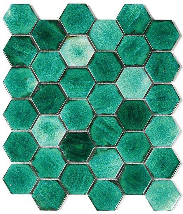 Mykonos Emerald 31x27 cm