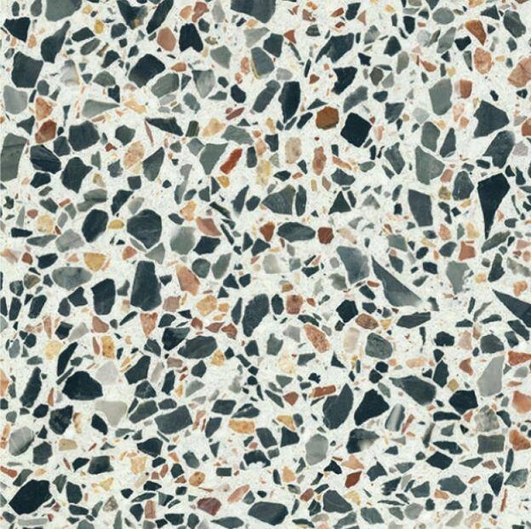 Terrazzo vloertegel Amsterdam 40x40x1,5 cm