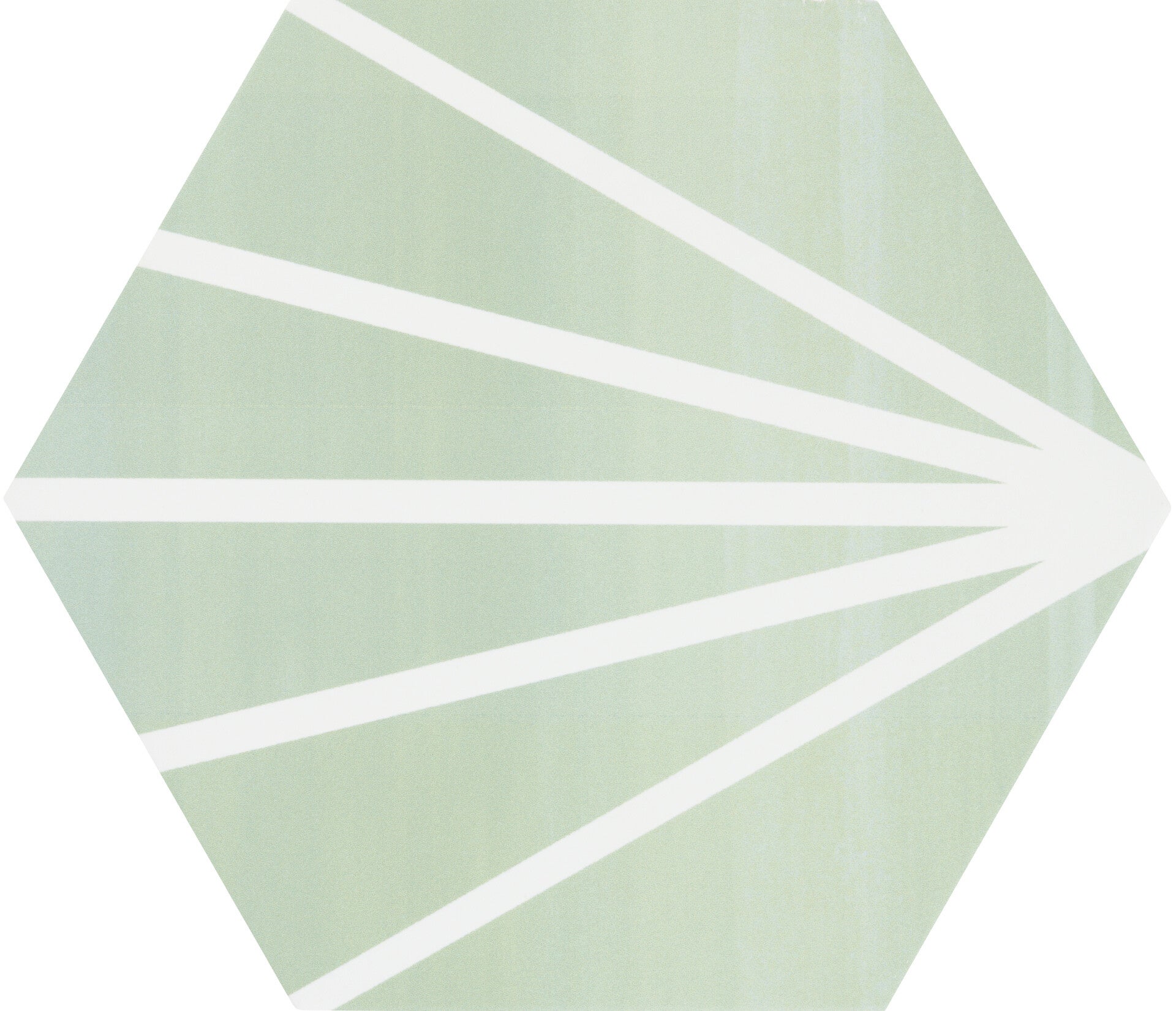 Hexagon Meraki patroontegel Verde 19,8x22,8 cm