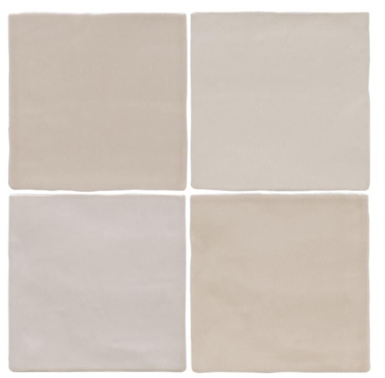 Handvorm wandtegel Sense Nude 13x13 cm en 6,5x39,6 cm