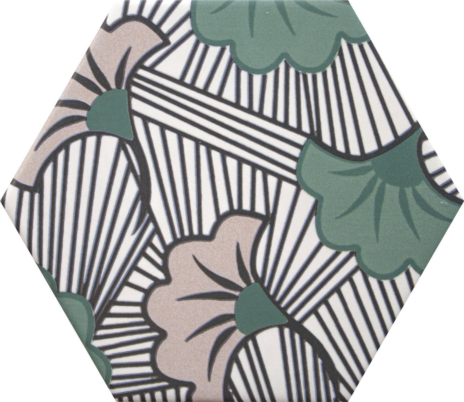 Hexagon Good Vibes decor nr 1  14x16 cm