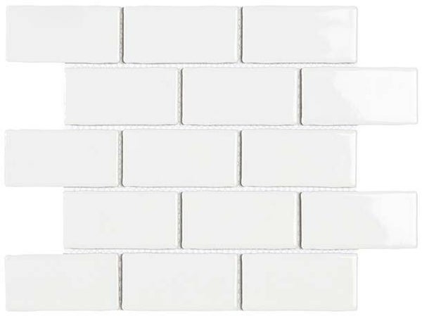 York White glans 26,5x31 cm