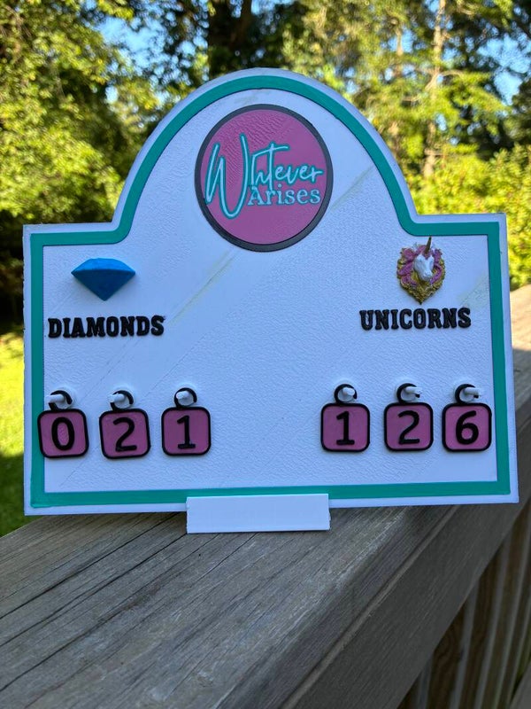 Custom Diamond & Unicorn board