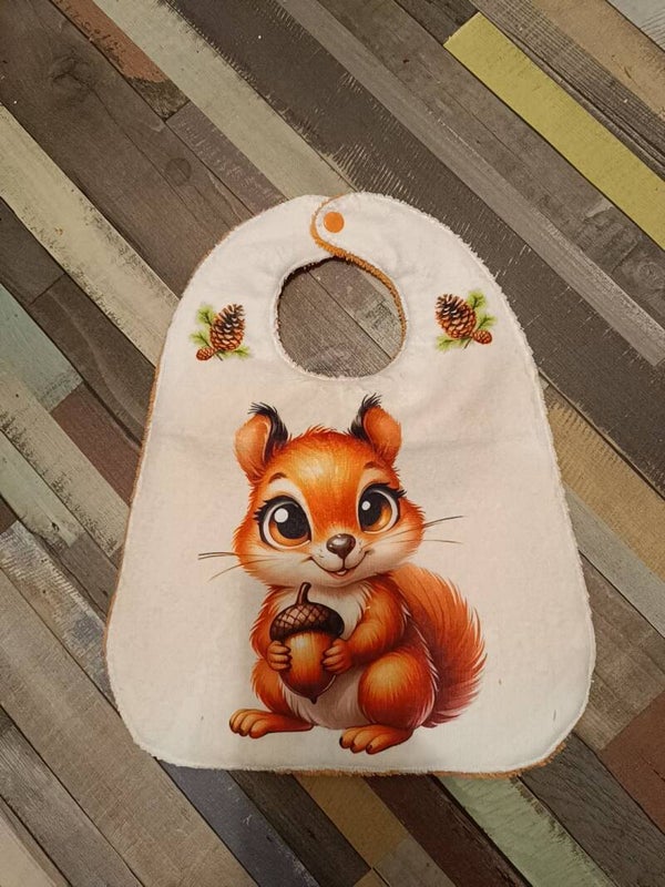 Bavoirs écureuil 🐿️