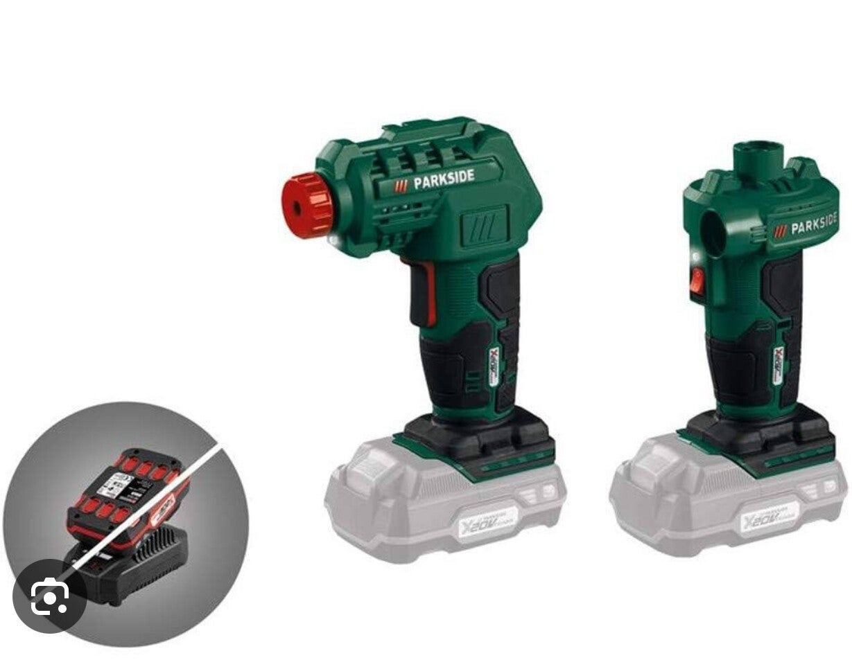 PARKSIDE Compressore a batteria PAK 20-Li B2/pompa ad aria PALP 20-LI B2 X-20-V Team serie (senza batteria/caricatore