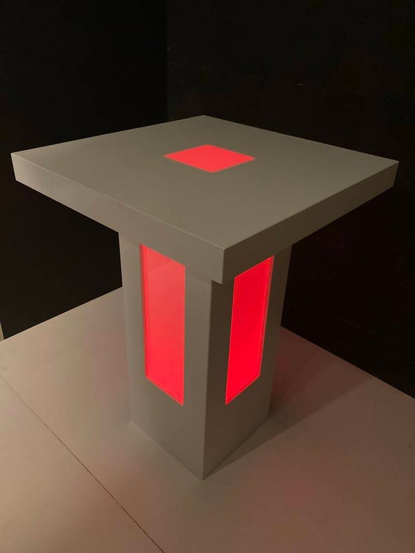 Statafel met colorLED-verlichting