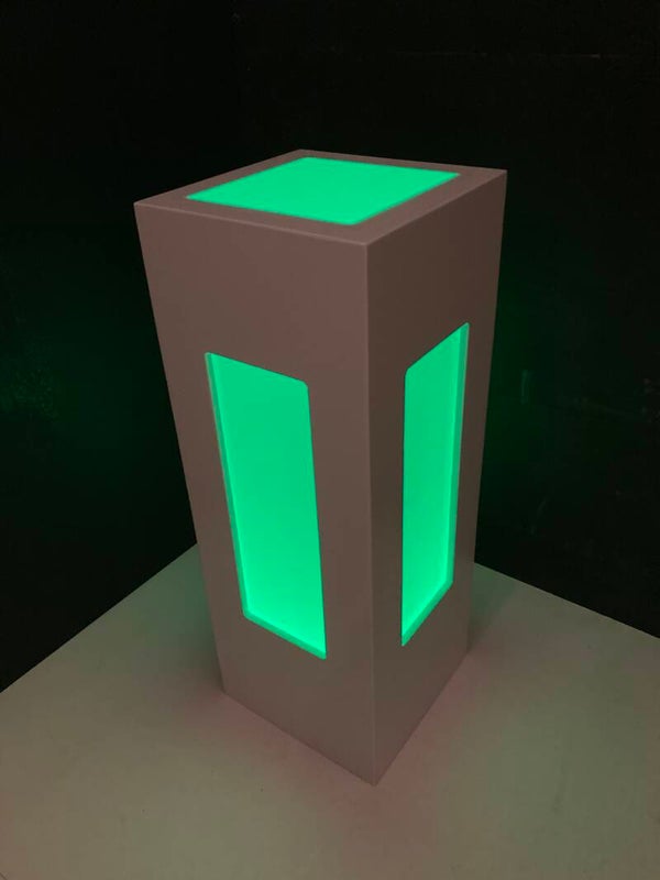 Zuil met colorLED-verlichting