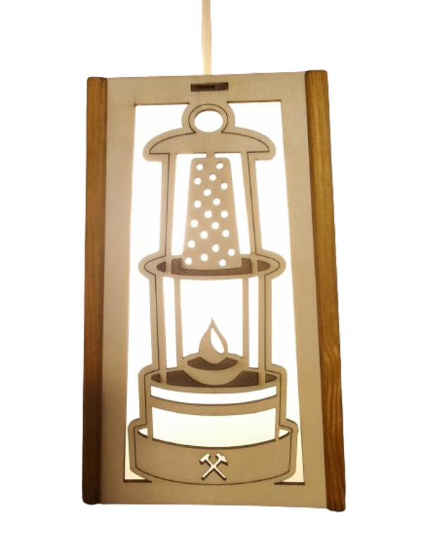 Fensterbild "Grubenlampe"