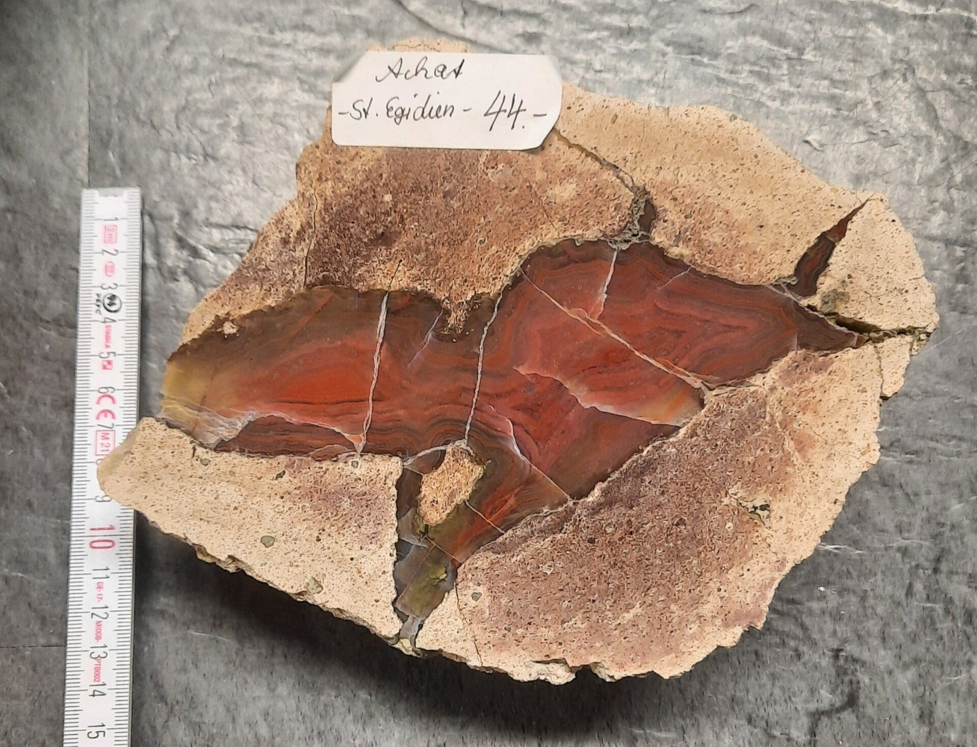 Achatkugel Sternachat St. Egidien