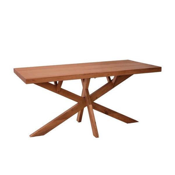 Mesa Comedor Madera Acacia 160x90x76cm Tablero:55mm