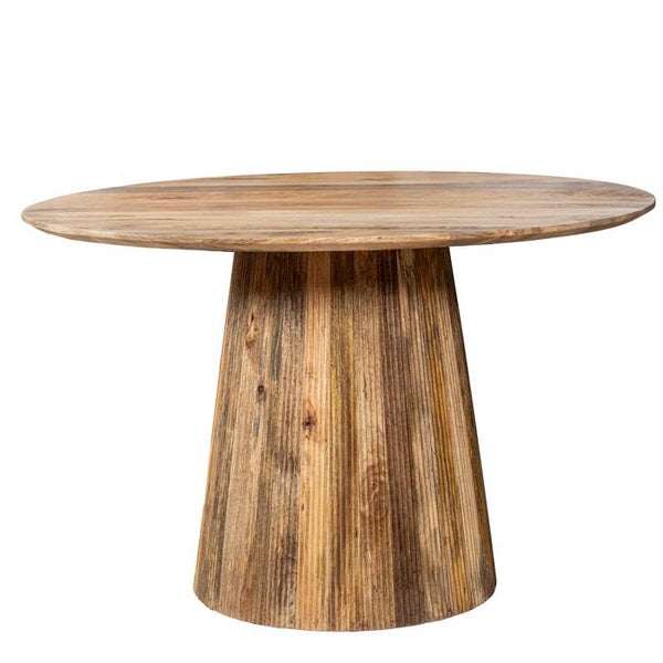 Mesa Comedor Madera Mango Redonda +92333 Ø120x76cm