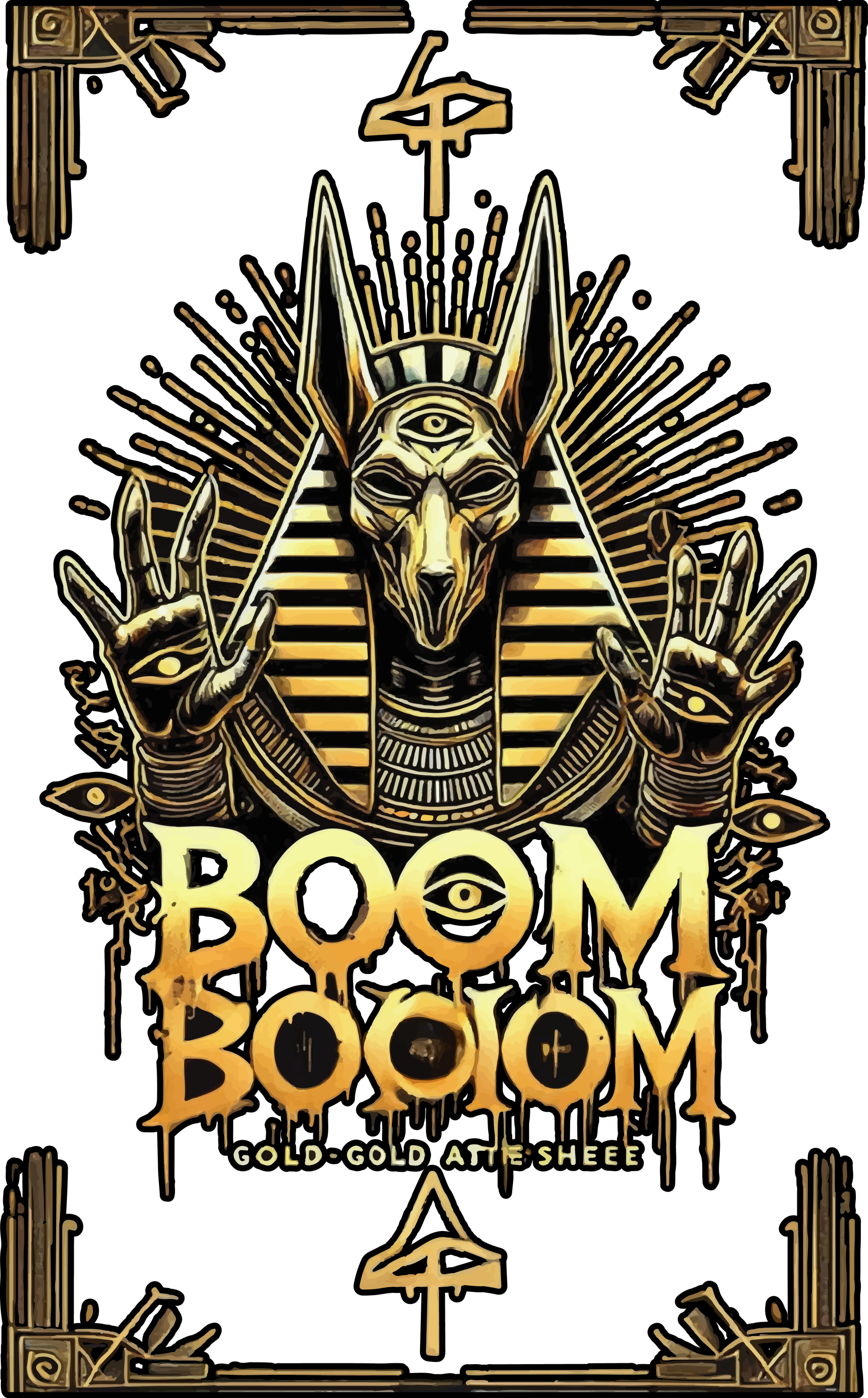 "Anubis v2" - Boom Wear Custom Swetshirt/Hoodie