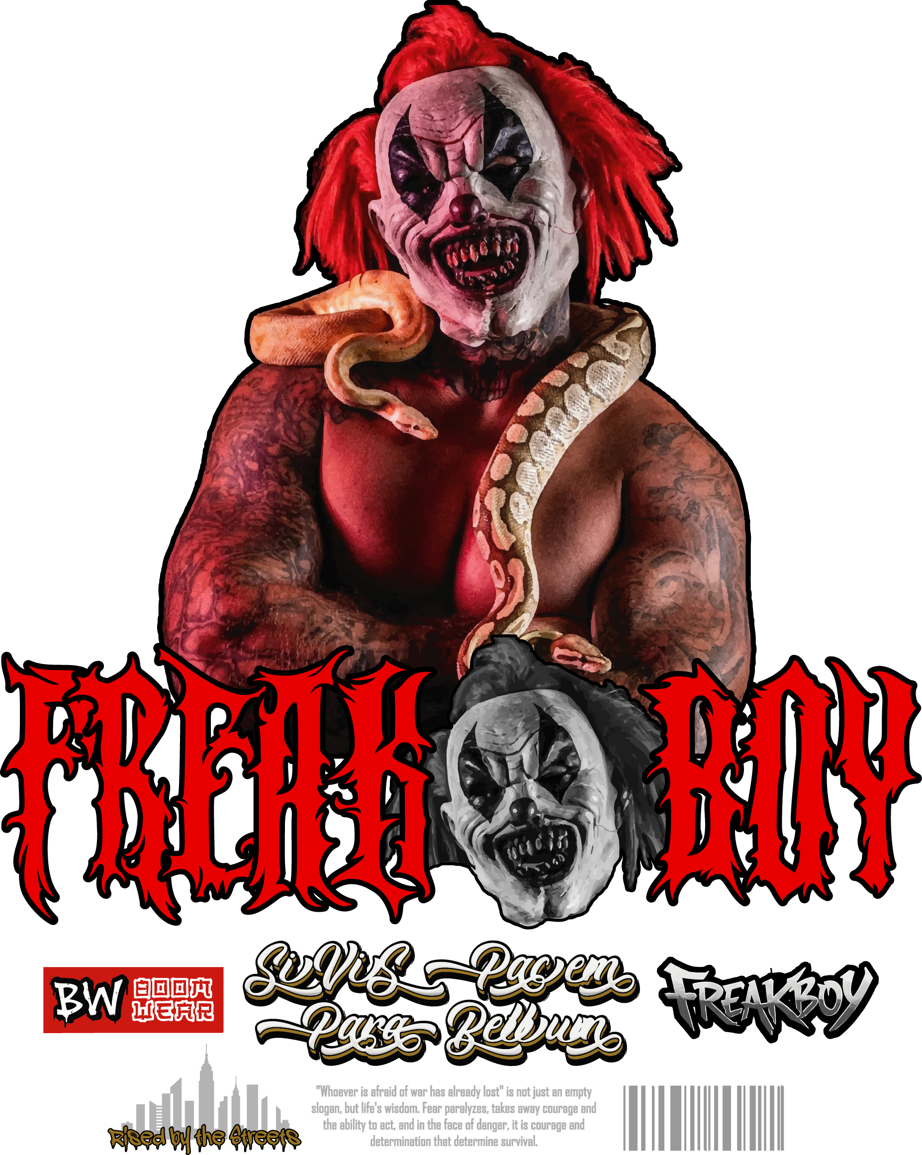 "Freakboy v3" Boom Wear Custom T-shirt