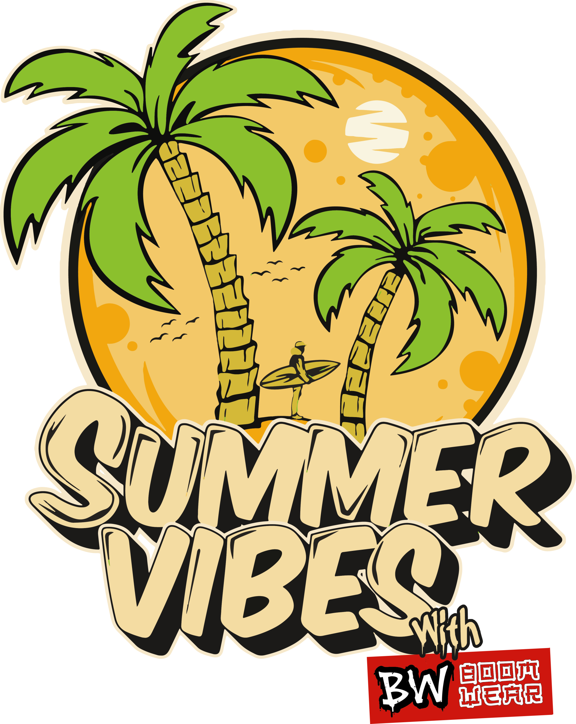 "Summer Vibes" Boom Wear Custom T-shirt