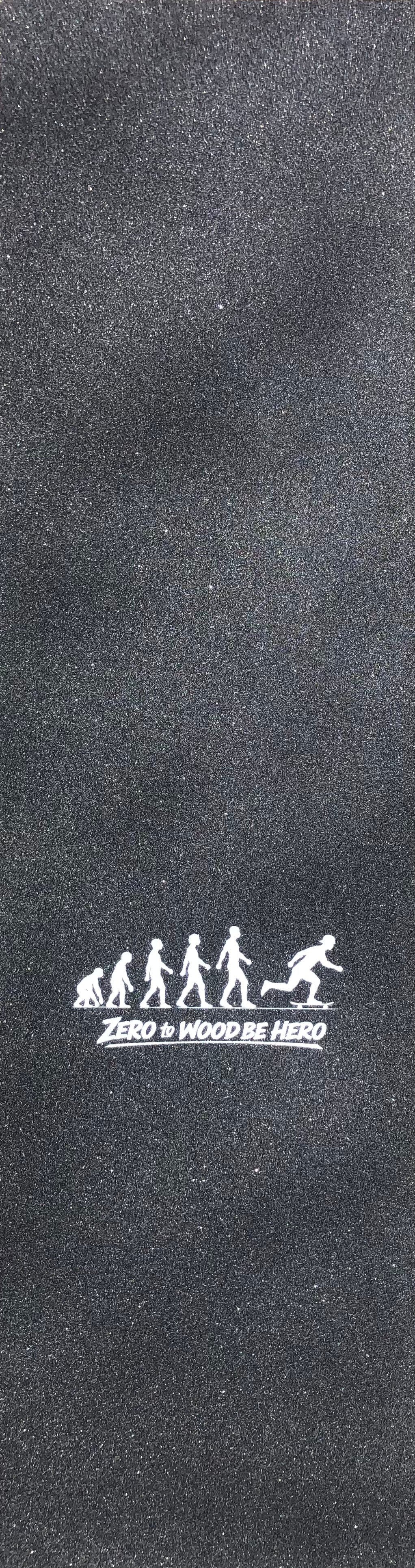 Wood be Hero "Zero to Hero" griptape sheet - 9"