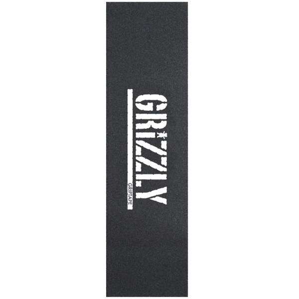 Grizzly Griptape - White Stamp 9.0"
