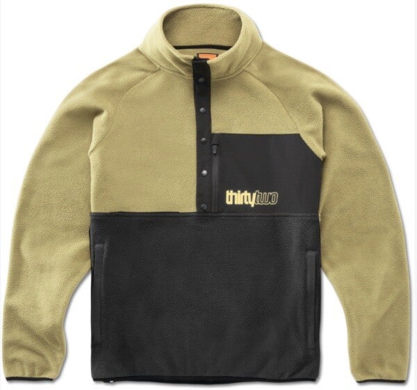 ThirtyTwo "Rest Stop" Fleece – Black/Tan