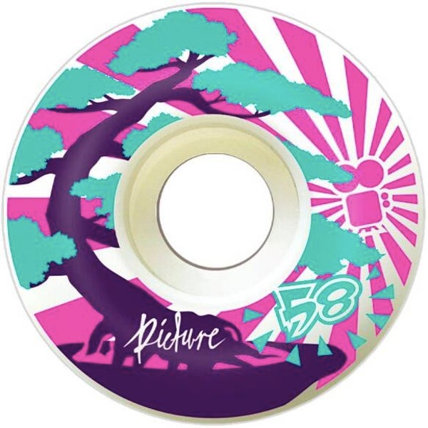 Picture Wheel Co Bonsai Soft Pink Wheels 80A - 58mm