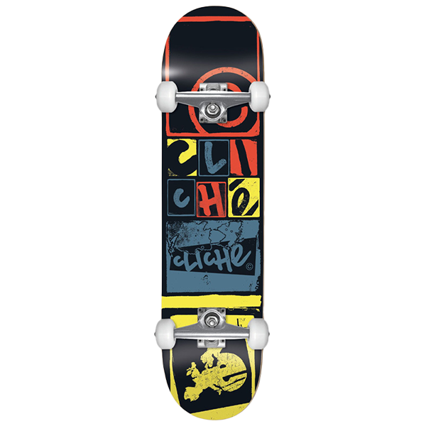 Cliché Complete Skateboard - Letter Press FP 8"