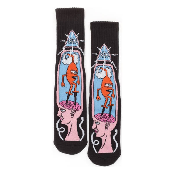 Toy Machine Crew Socks Brain Stab