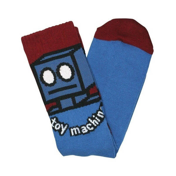 Toy Machine Crew Socks Robot Blue
