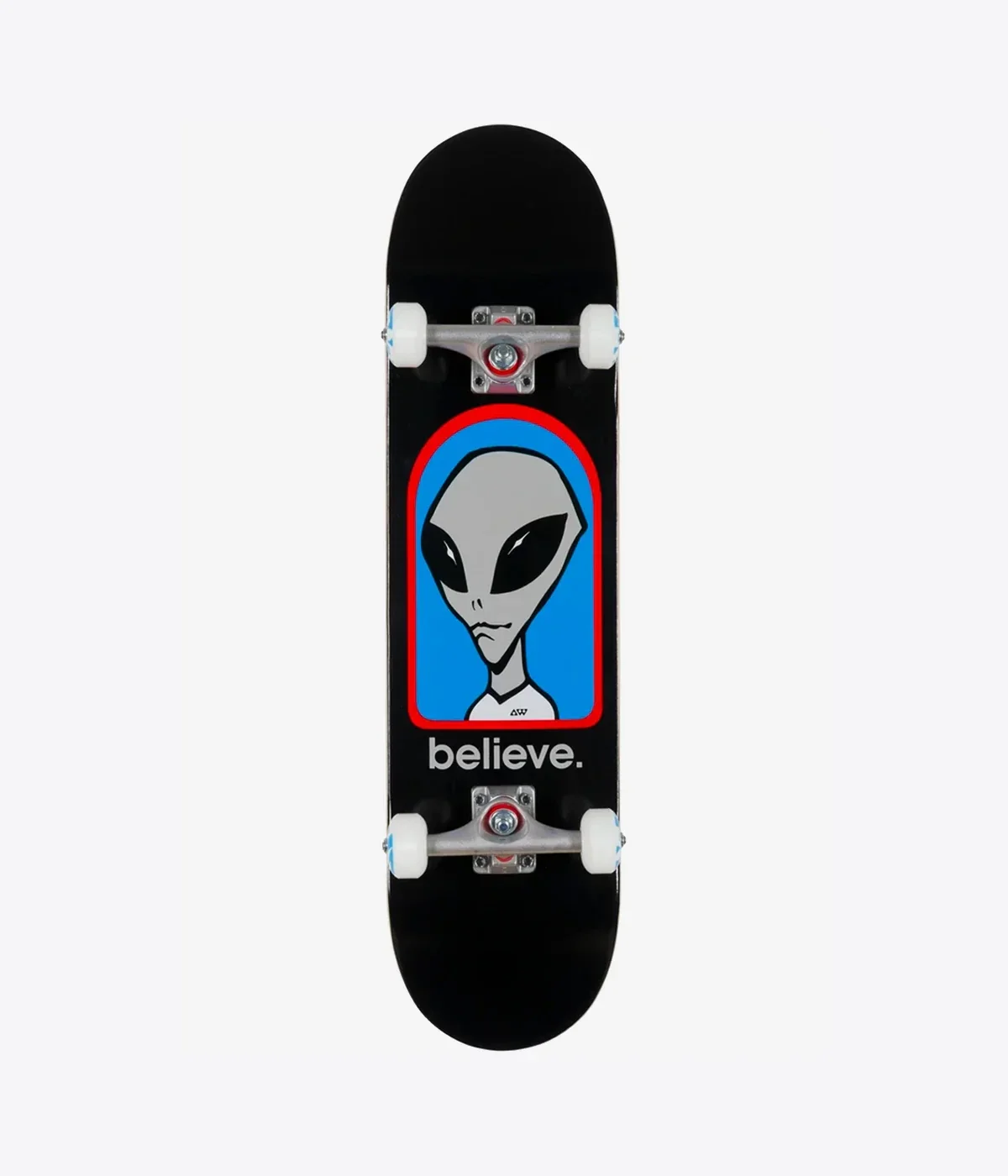 Alien Workshop "Believe" Black Complete Skateboard -  7.75"