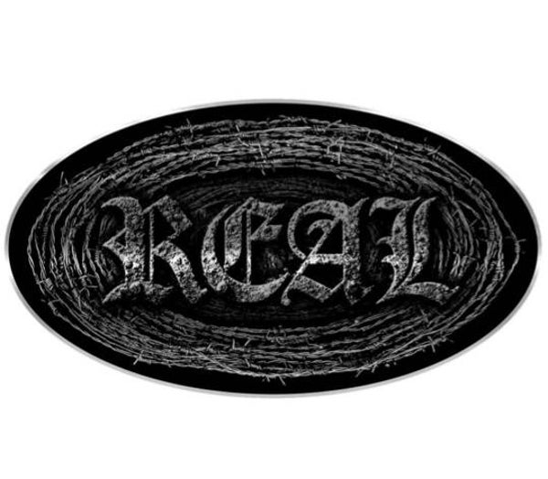 Real Barbed Oval 5 Inch Sticker