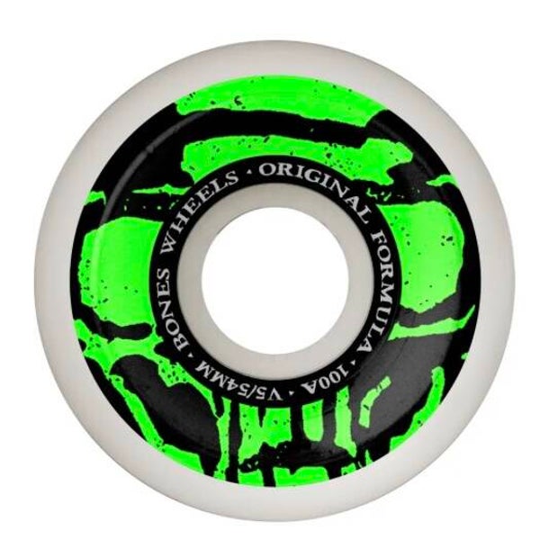 Bones Wheels Mummy Skulls V5 100"s Sidecut OG Formula - 54mm