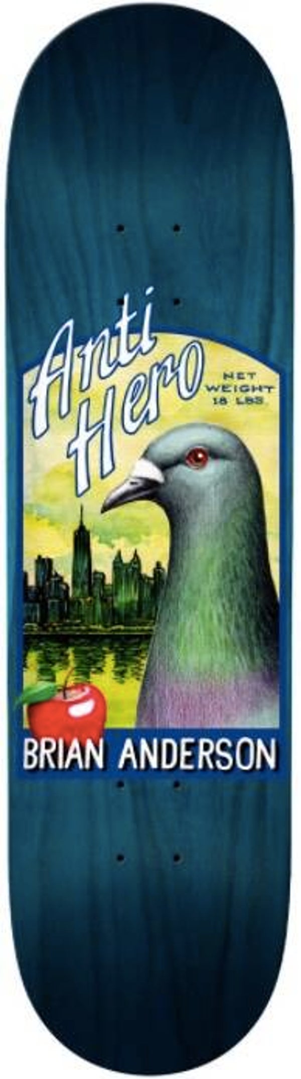 Anti Hero B.A. Homers Skateboard Deck - 8.62"