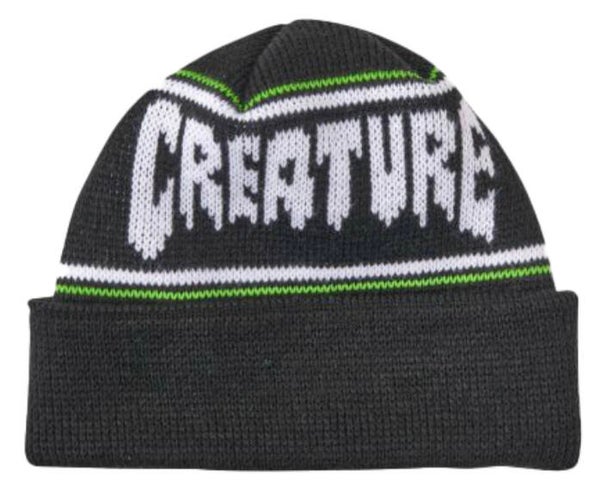 Creature Ripper Beanie Black - one size