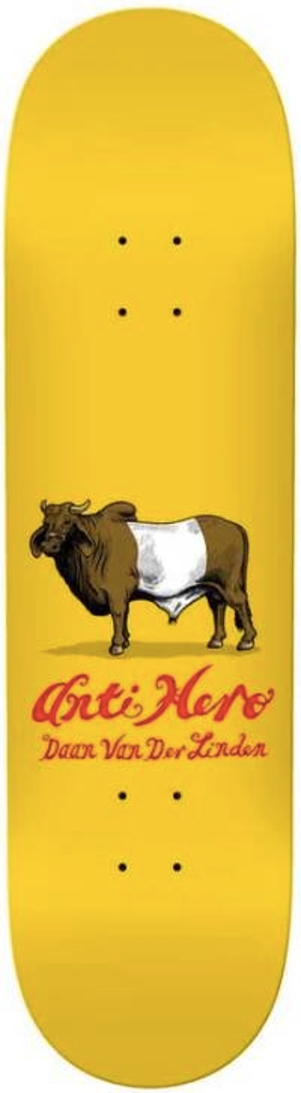 Anti Hero Daan Dutch Belted Skateboard Deck - 8.28"