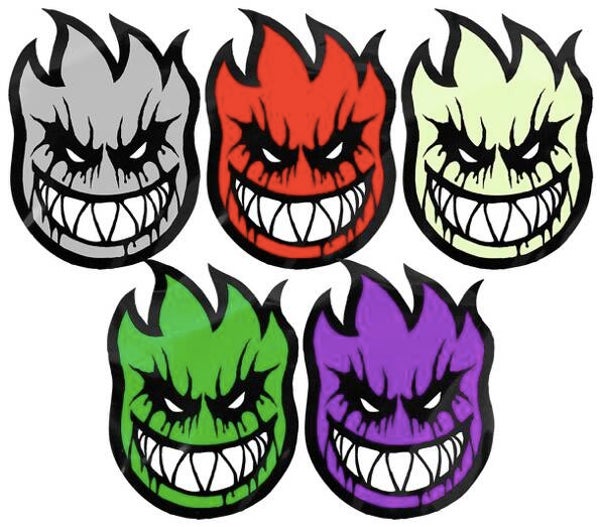 Spitfire Deathmask II Sticker Assorted - Small (5.5 x 7.5cm)