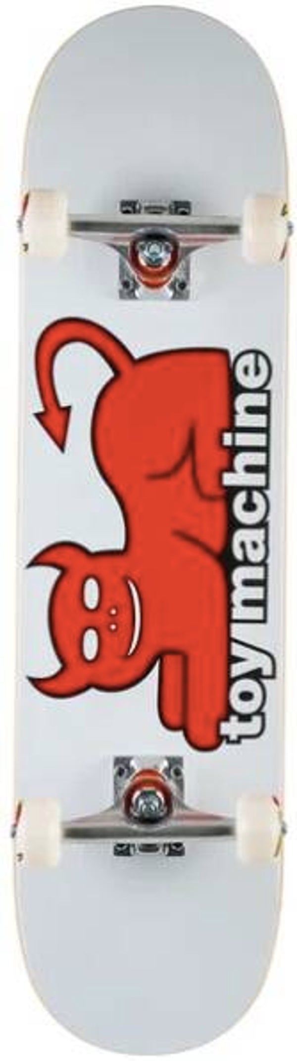 Toy Machine Devil Cat White Complete - 8."