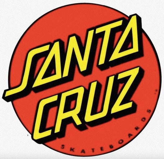 Santa Cruz Classic Dot 6" Sticker Red