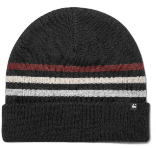 Etnies Striped Beanie Black - one size