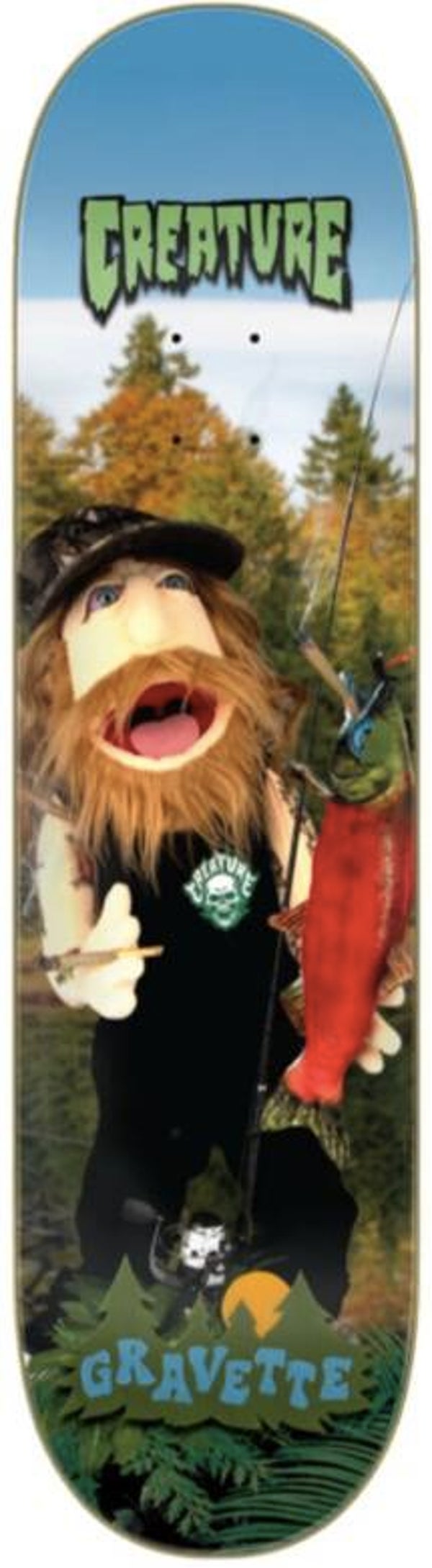 Creature Fuzzy Friends Pro Series Gravette Skateboard Deck - 8.3"