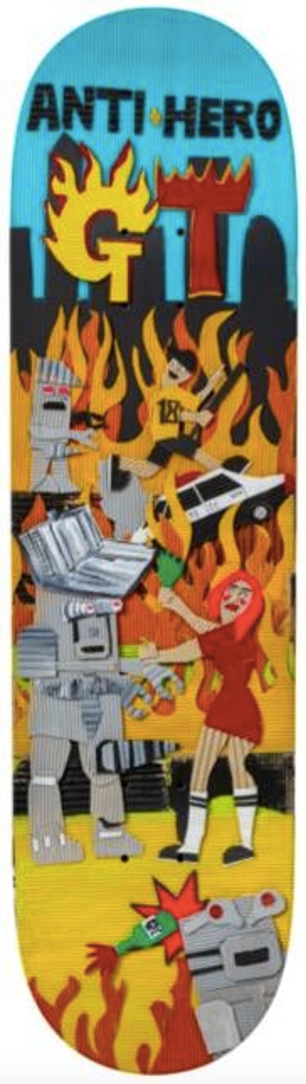 Antihero Grant Taylor Kenji Goto Skateboard Deck - 8.25"