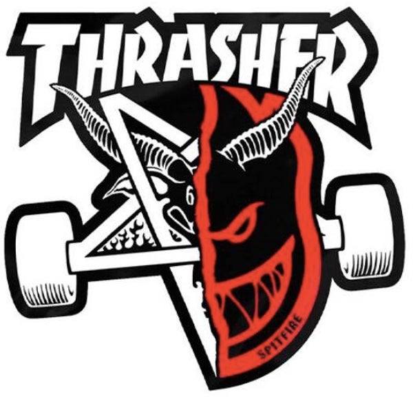 Spitfire/Thrasher Thrash & Burn Sticker