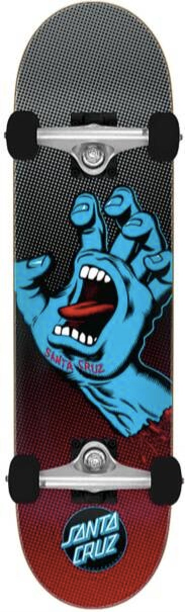 Santa Cruz Screaming Hand Fade Large Complete Skateboard - 8.25"