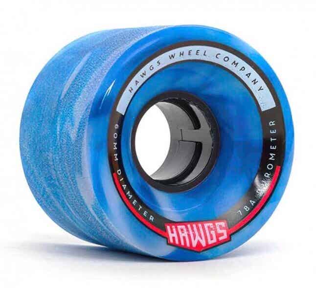 Hawgs Wheels Chubby Hawgs Blue/white Swirl - 60mm 78A
