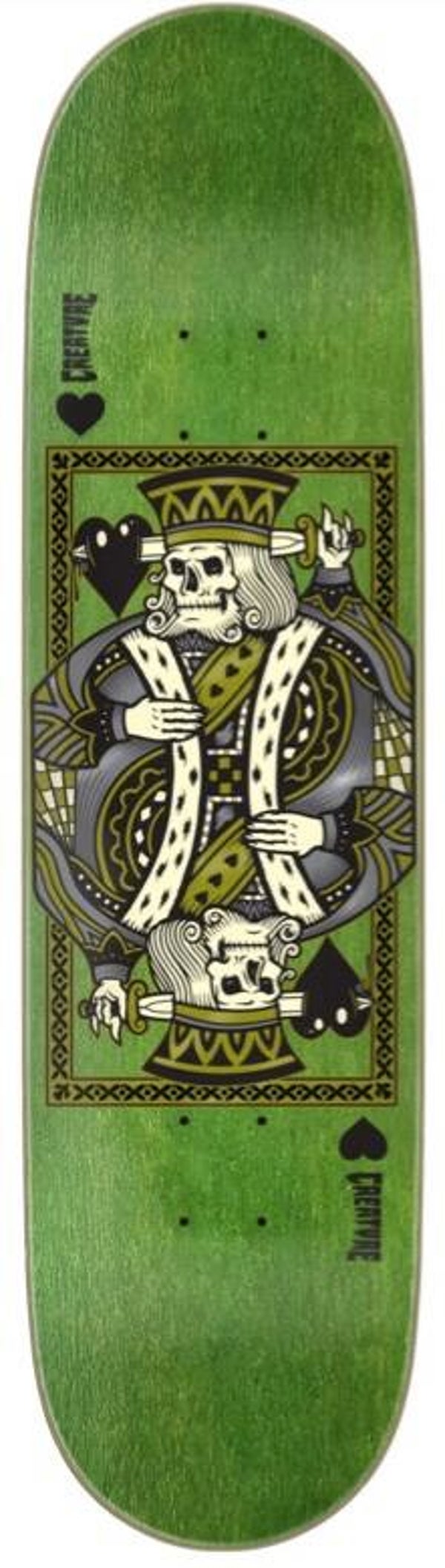 Creature Heshking Twin SM Skateboard Deck 8.2"