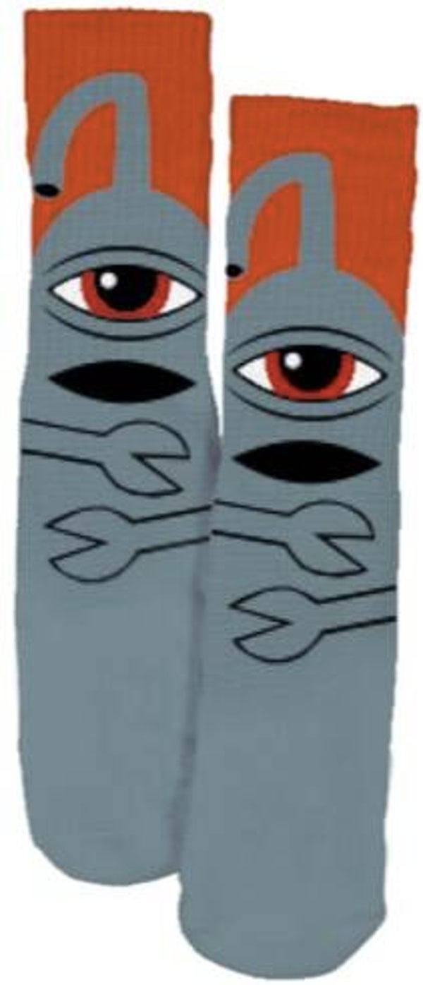 Toy Machine Sect Hug Sock Grey - One size