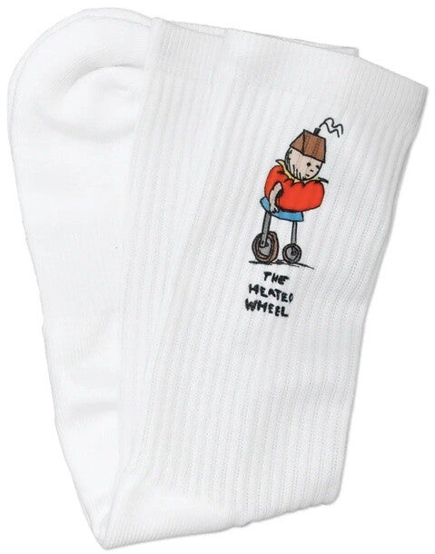Heated Wheel People Mover Sock White - Large Size: 43 - 46EU