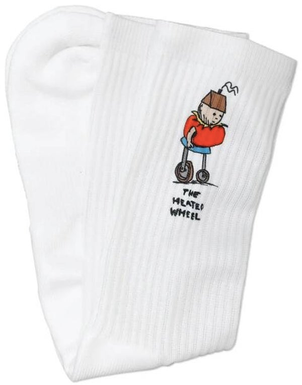 Heated Wheel People Mover Sock White - Large Size: 43 - 46EU