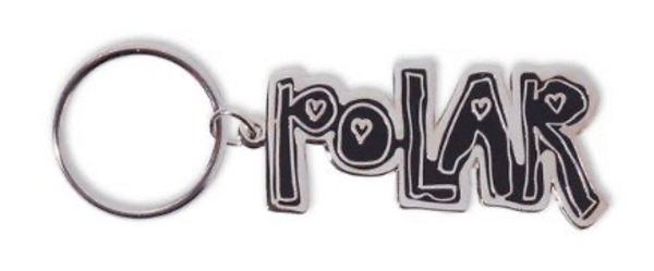 Polar Skate Co. Heart Logo Key Chain