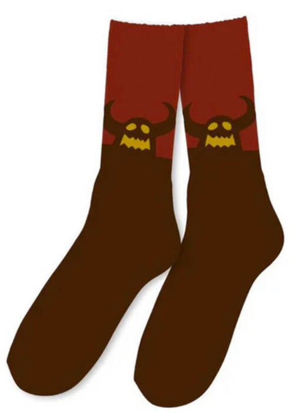 Toy Machine Socks OG Monster Brown - One Size