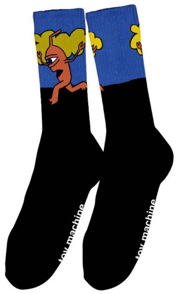 Toy Machine Early Sect Sock Black - One Size