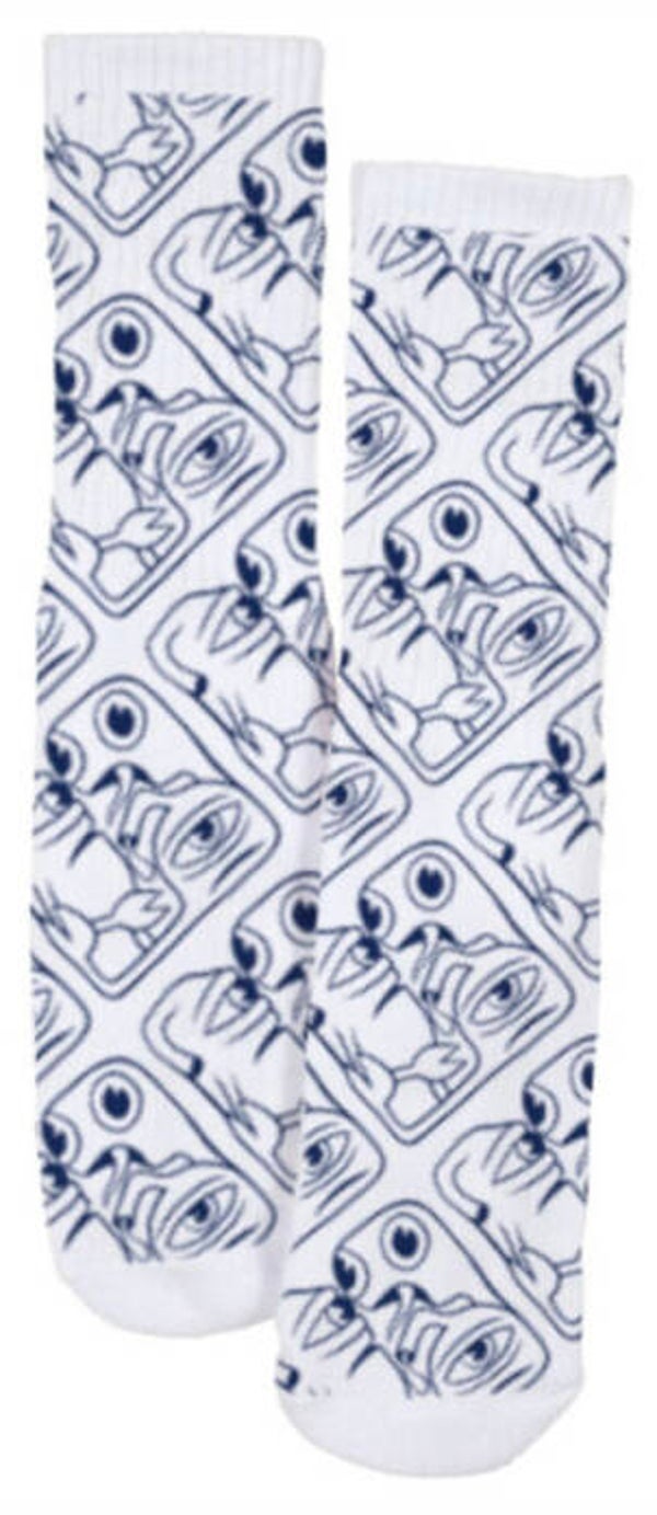 Toy Machine Cubist Sock White - One Size