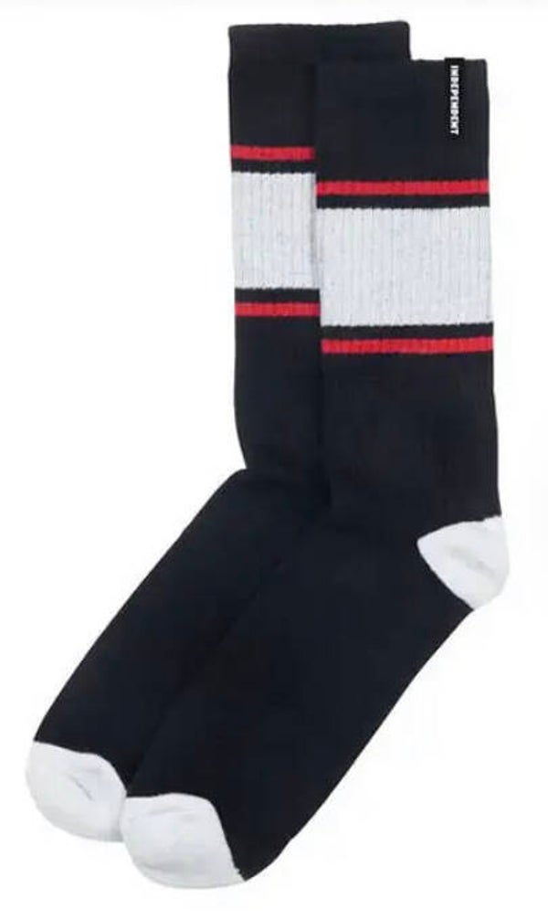 Independent Blockade Black Sock - size EU 42-46